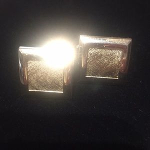 Square Golden Cufflinks